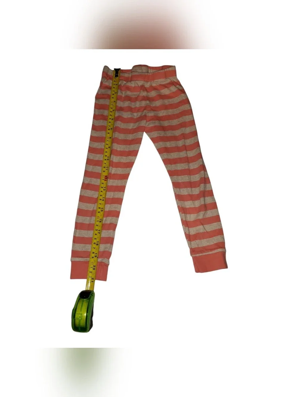 Girls Beige and Coral Fox Pajama Set - Kids Long Sleeve Two-Piece